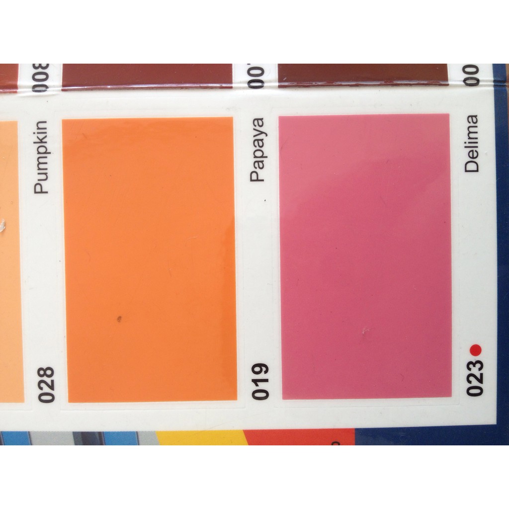 Detail Cat No Drop Warna Kuning Nomer 48