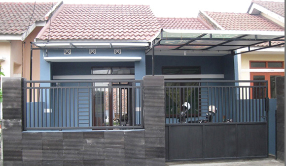 Detail Cat Pagar Rumah Warna Abu Abu Nomer 15