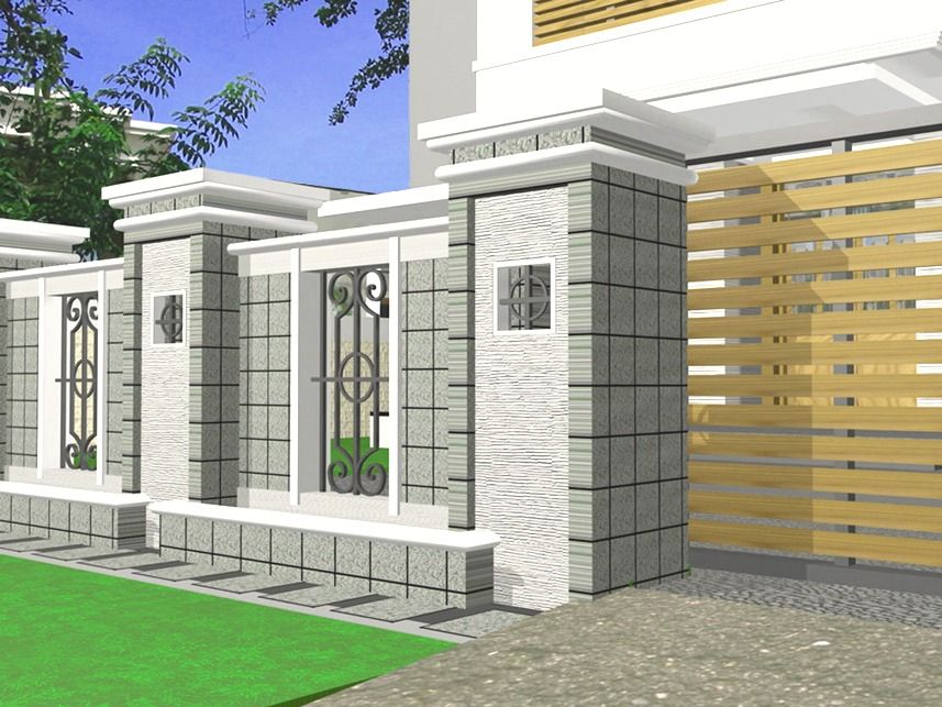 Detail Cat Pagar Rumah Warna Abu Abu Nomer 21