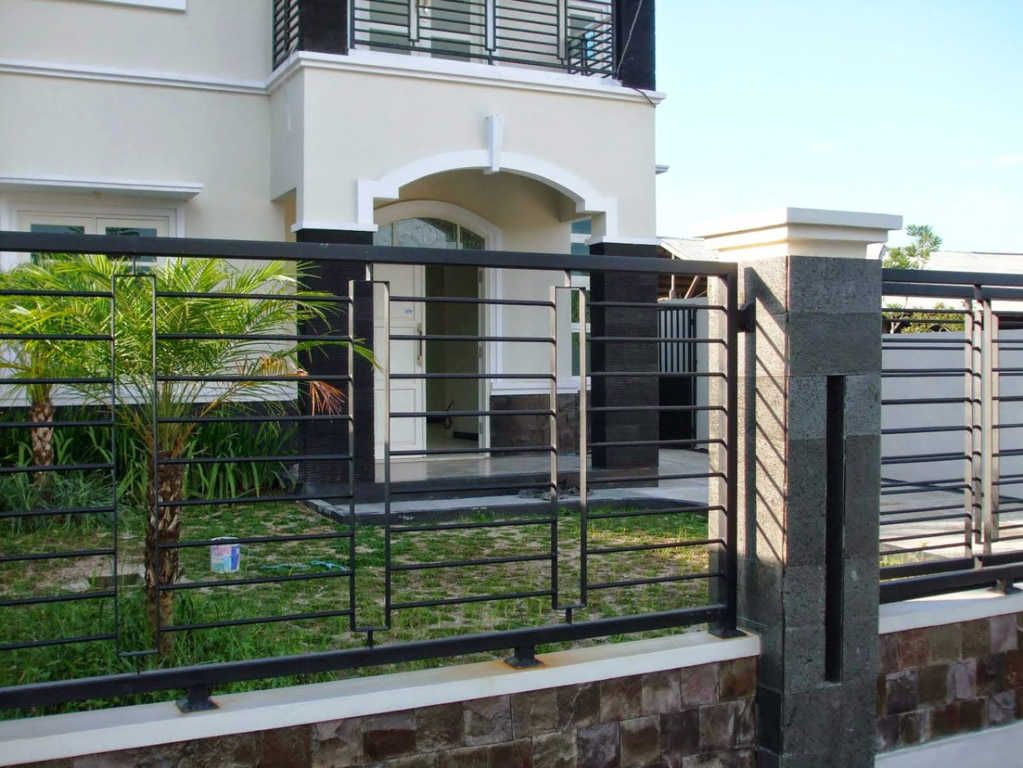 Detail Cat Pagar Rumah Warna Abu Abu Nomer 9