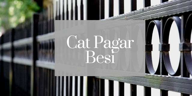 Detail Cat Pagar Warna Hitam Nomer 53