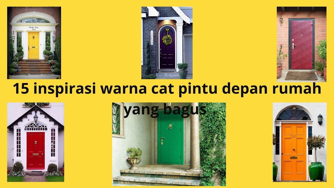 Detail Cat Pintu Rumah Warna Kuning Nomer 35