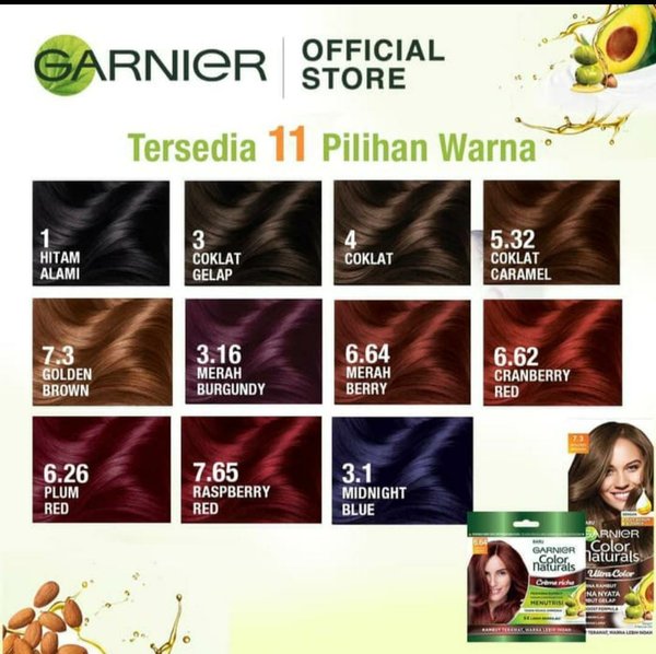 Detail Cat Rambut Garnier Nomer 7