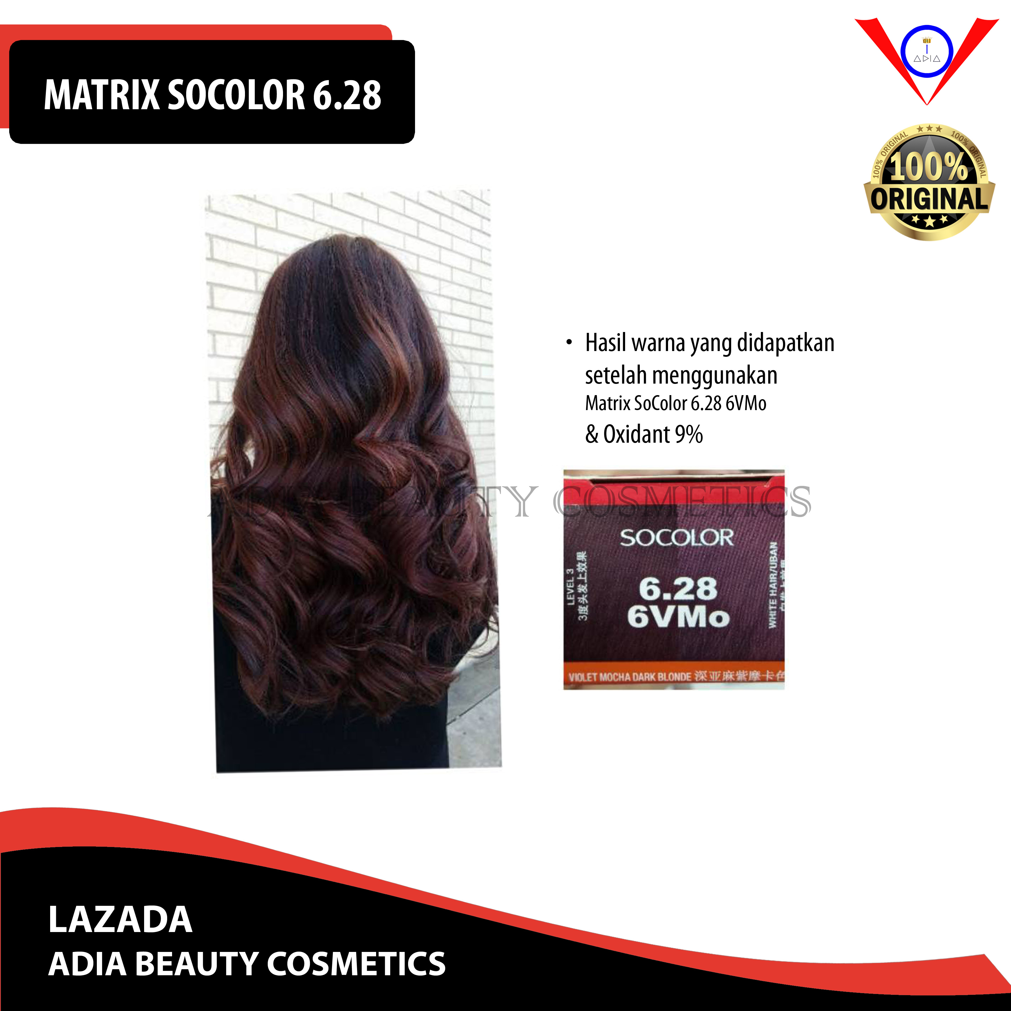 Detail Cat Rambut Matrix Brown Nomer 42