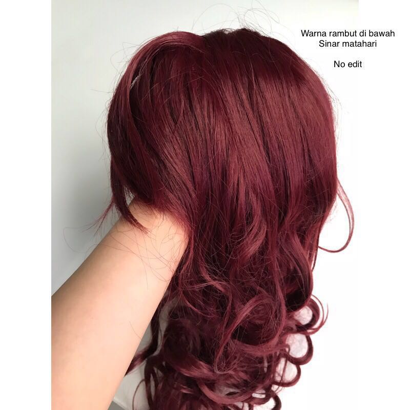 Detail Cat Rambut Merah Marun Nomer 51