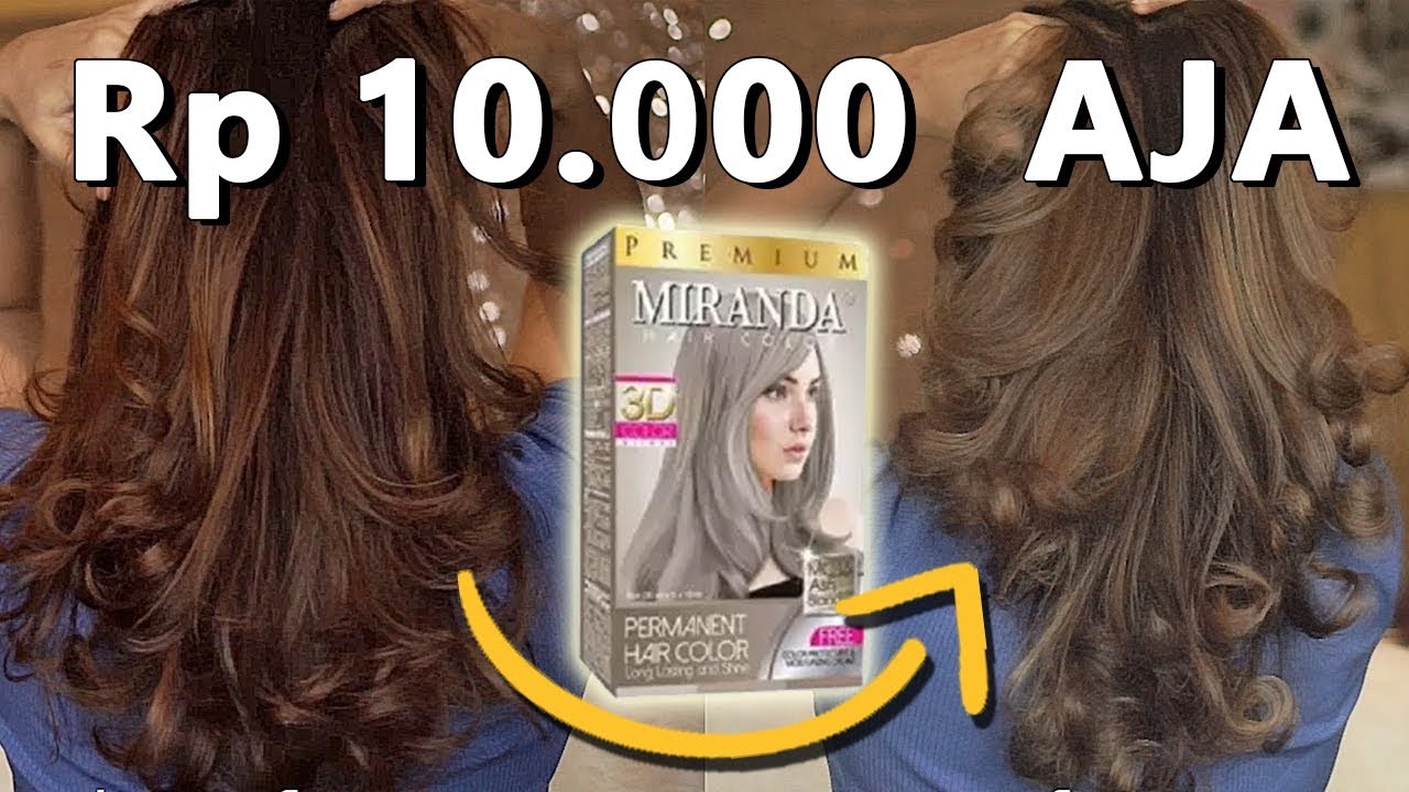 Detail Cat Rambut Ombre Abu Abu Nomer 45