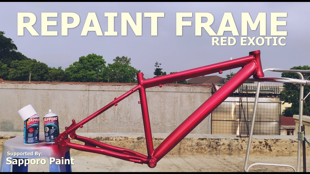 Detail Cat Rangka Frame Sepeda Motif Gambar Cat Frame Nomer 6