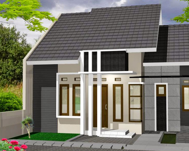 Detail Cat Rumah Abu Abu Kombinasi Nomer 3