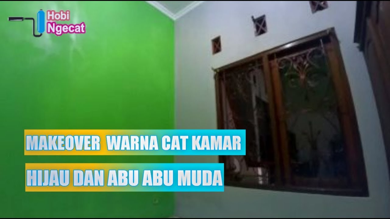 Detail Cat Rumah Abu Abu Kombinasi Hijau Nomer 18