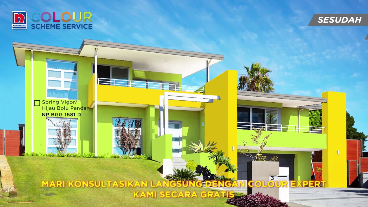 Detail Cat Rumah Kuning Stabilo Nomer 3