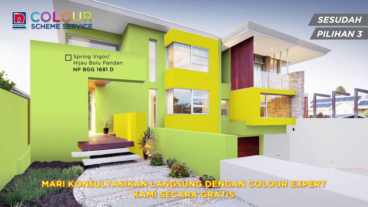 Detail Cat Rumah Kuning Stabilo Nomer 21