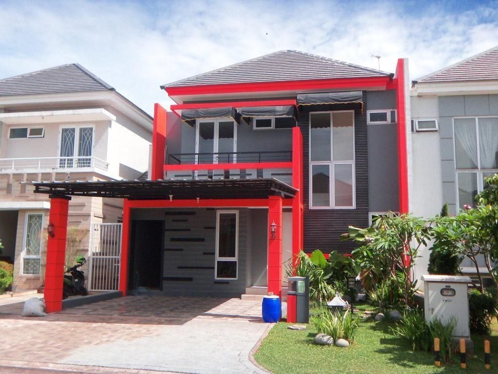 Detail Cat Rumah Merah Hitam Nomer 45