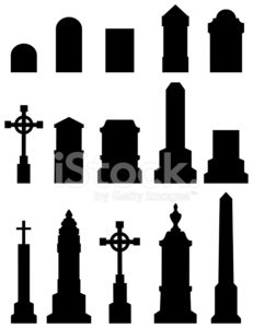 Detail Cemetery Silhouette Nomer 4