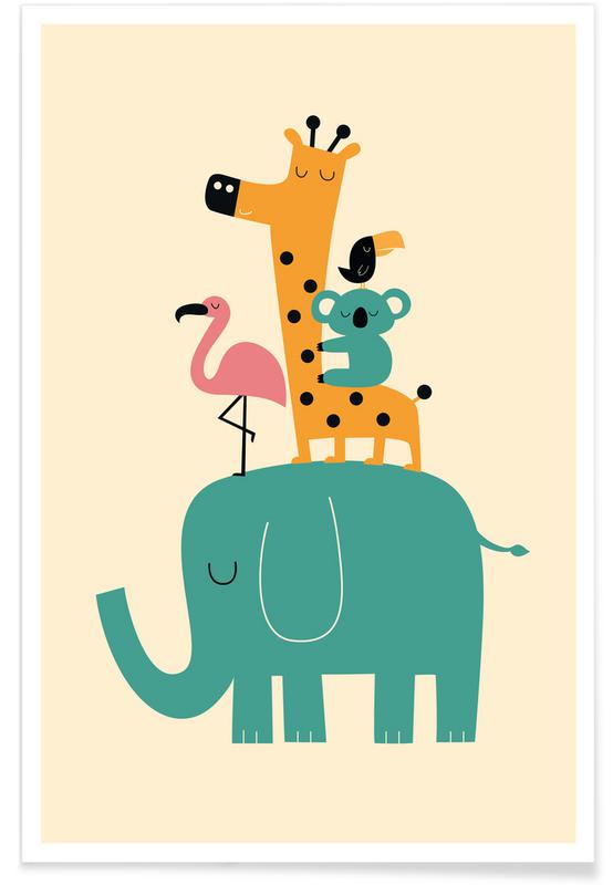 Detail Colorful Animal Posters Nomer 19