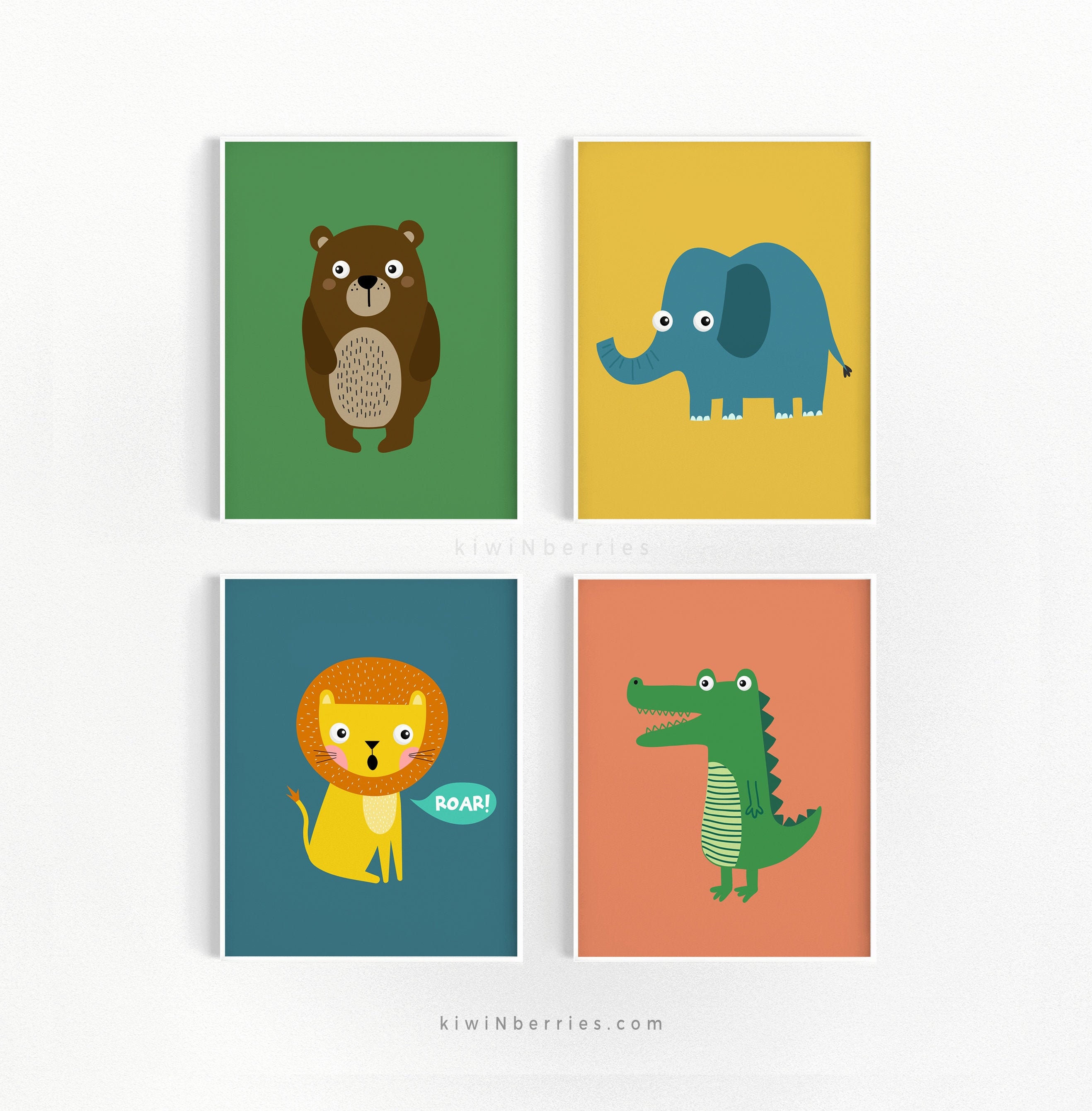 Detail Colorful Animal Posters Nomer 8