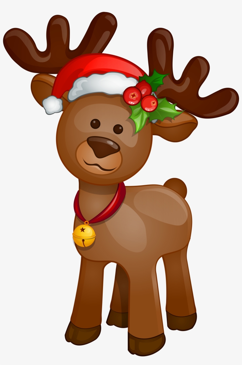 Detail Rentier Rudolph Clipart Nomer 18