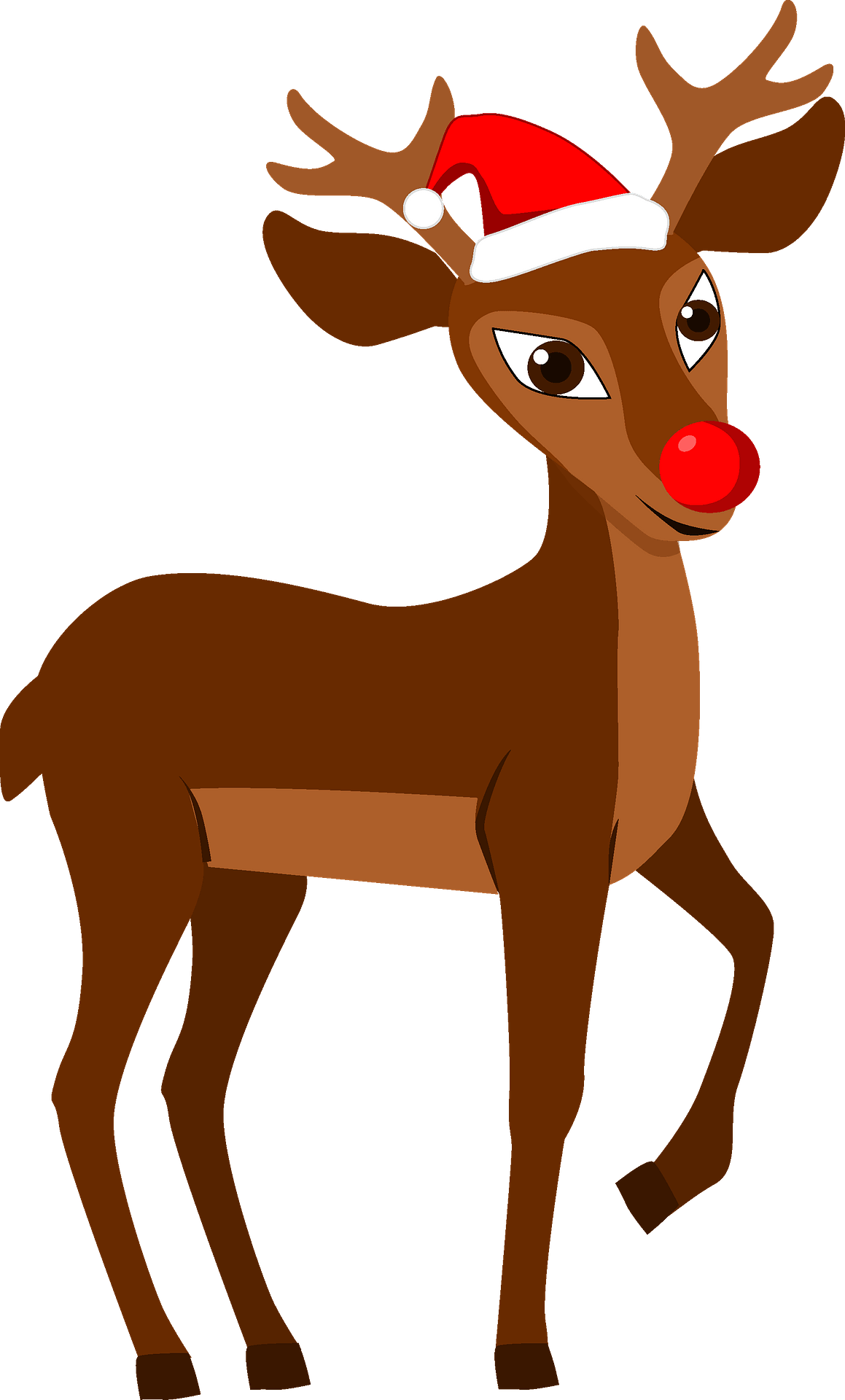 Detail Rentier Rudolph Clipart Nomer 4