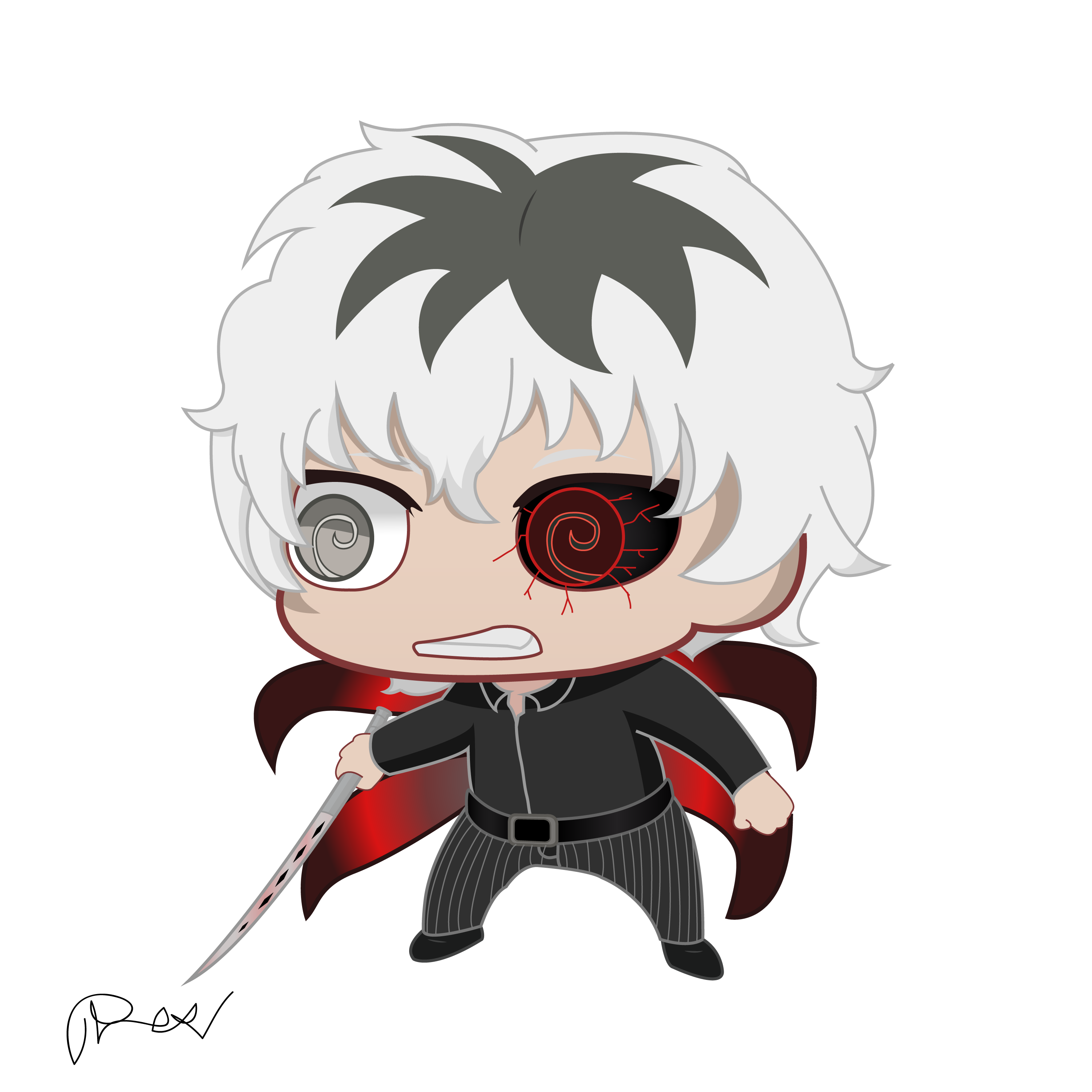 Detail Tokyo Ghoul Juuzou Chibi Nomer 17