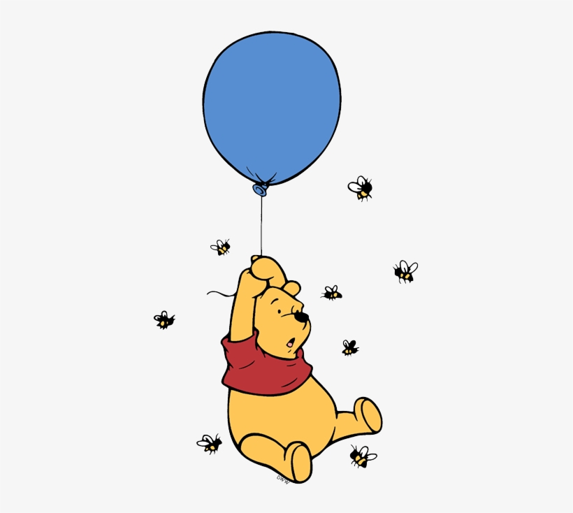 Detail Winnie Pooh With Balloon Nomer 3
