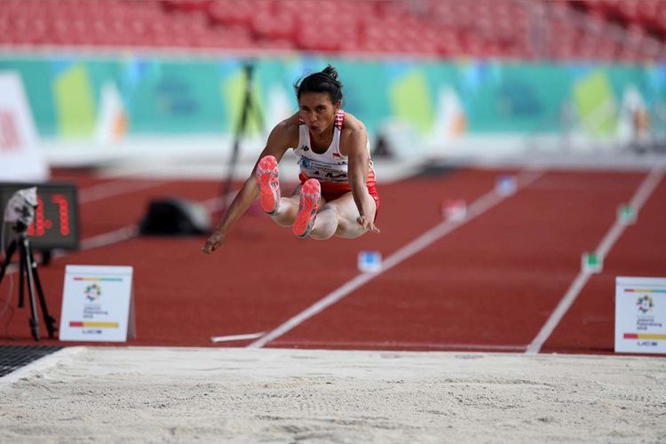 Detail Gambar Atletik Lompat Jauh Nomer 2