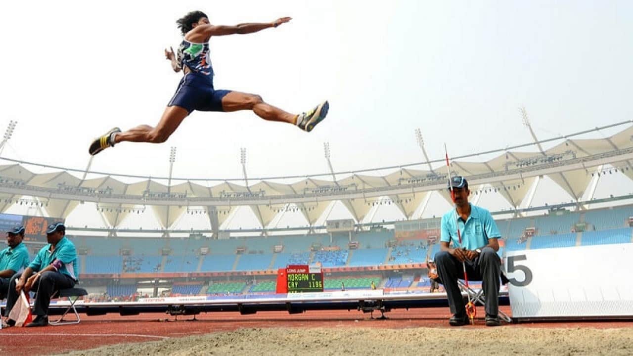 Detail Gambar Atletik Lompat Jauh Nomer 4