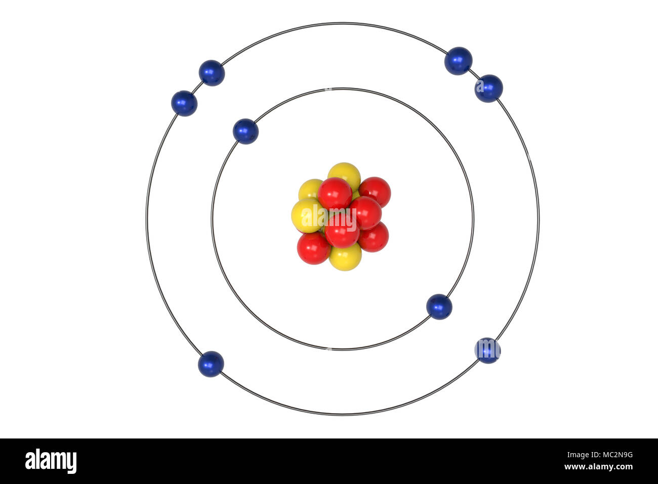 Detail Gambar Atom Borh Nomer 13