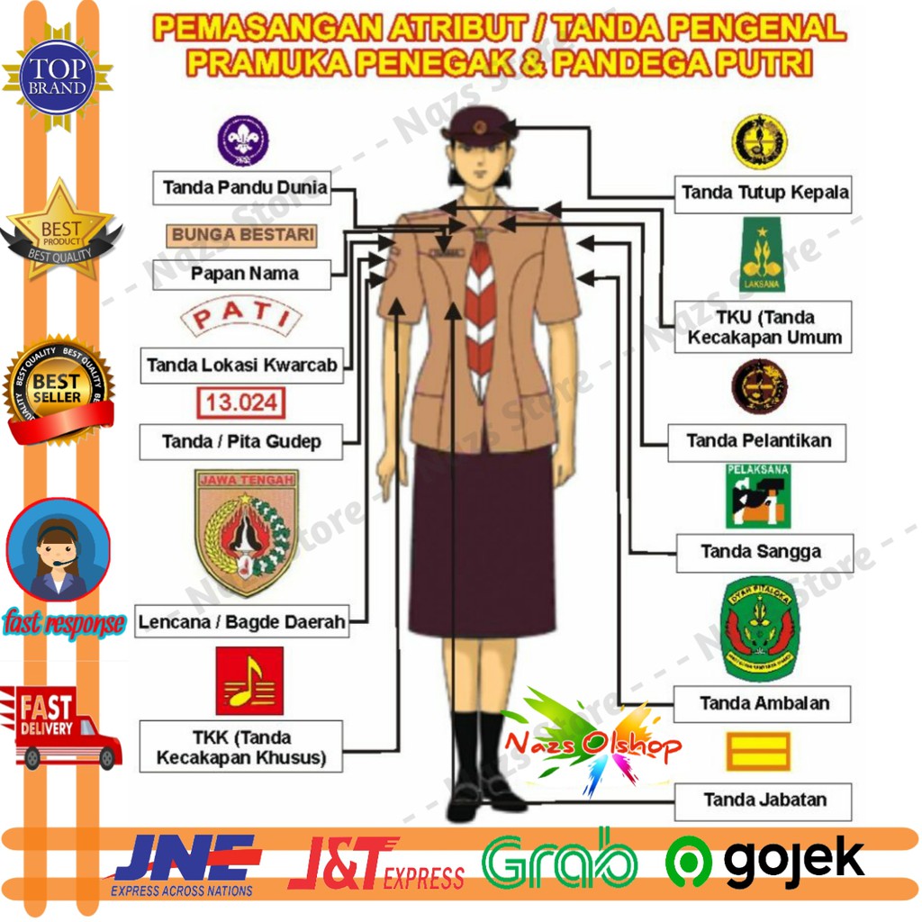 Detail Gambar Atribut Pramuka Smk Nomer 2