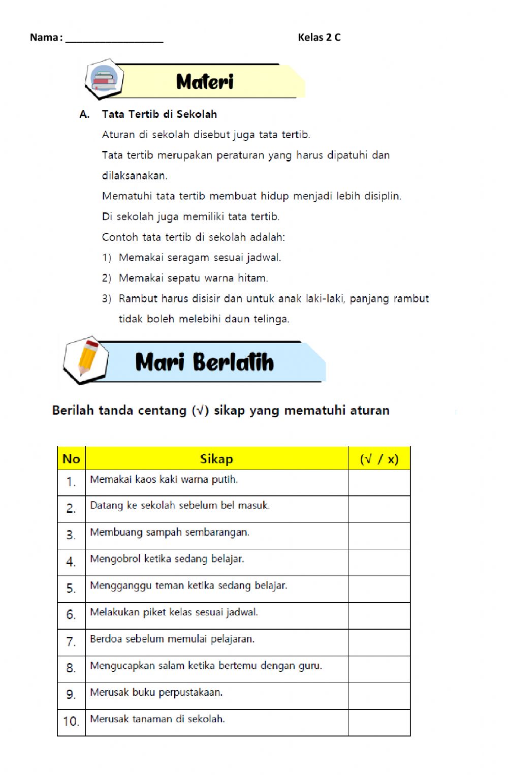 Detail Gambar Aturan Di Sekolah Nomer 38