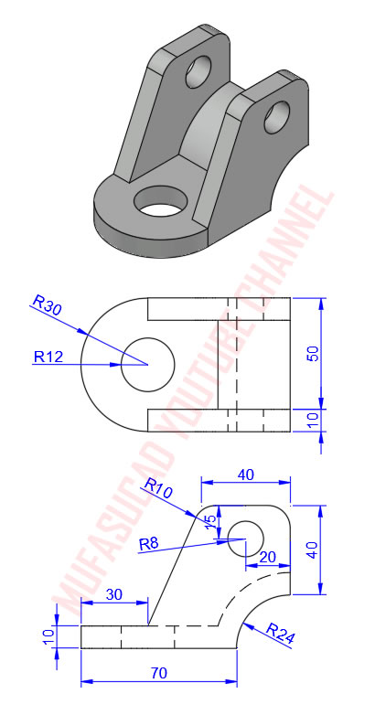 Detail Gambar Autocad 2d Nomer 26