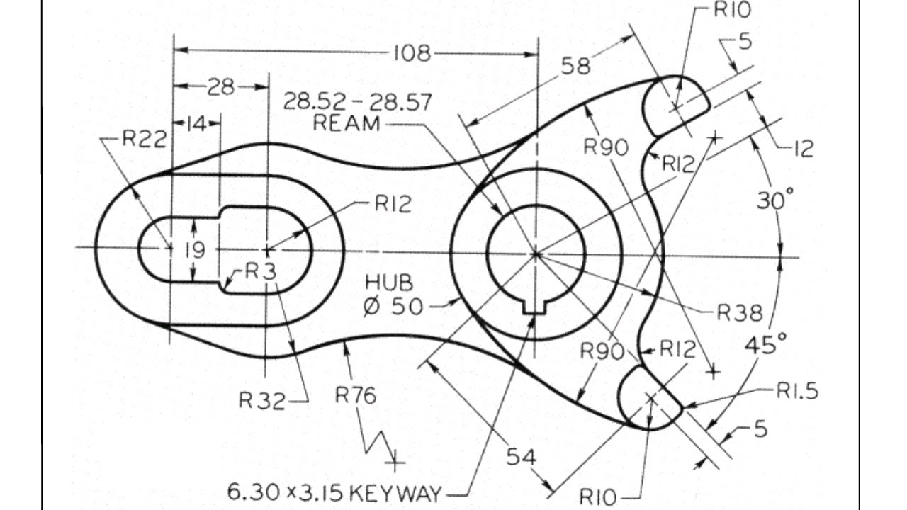 Detail Gambar Autocad 2d Nomer 5