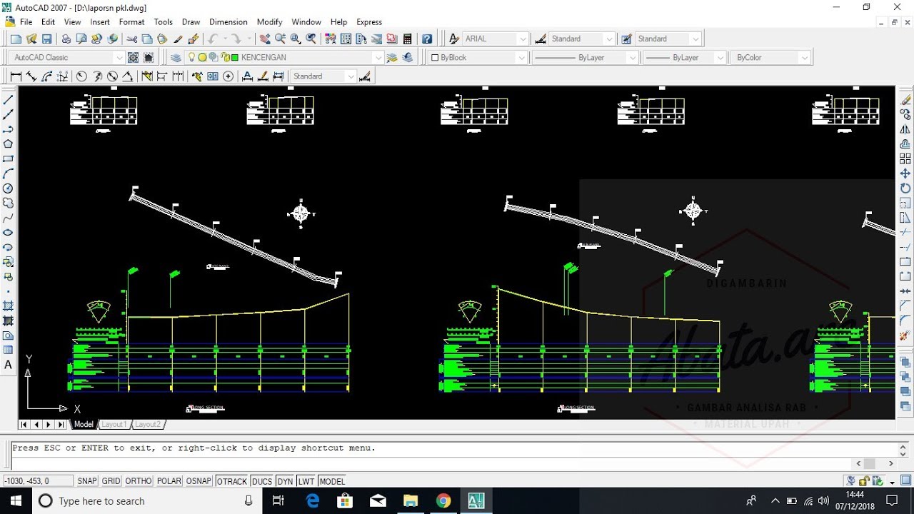 Detail Gambar Autocad Jalan Raya Dwg Nomer 19