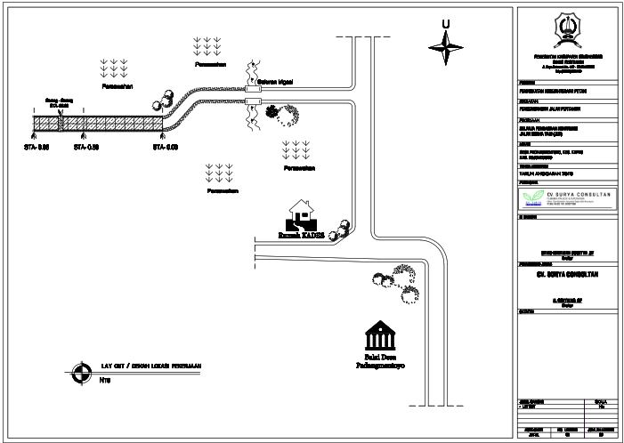 Detail Gambar Autocad Jalan Raya Dwg Nomer 37