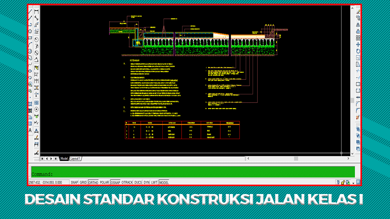 Detail Gambar Autocad Jalan Raya Dwg Nomer 5