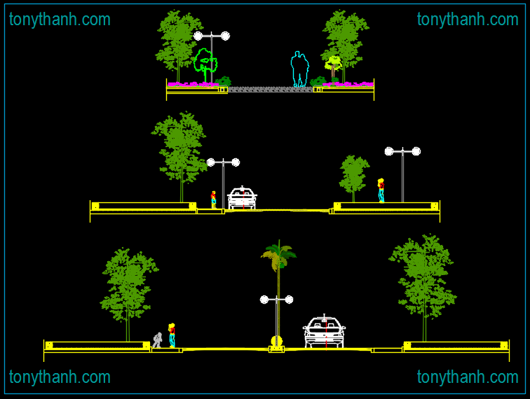 Detail Gambar Autocad Jalan Raya Dwg Nomer 7