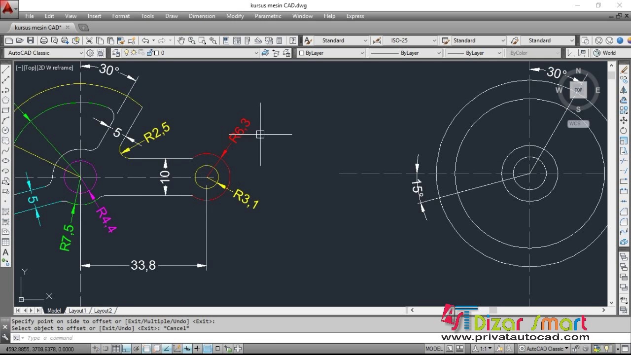 Detail Gambar Autocad Mesin Nomer 11