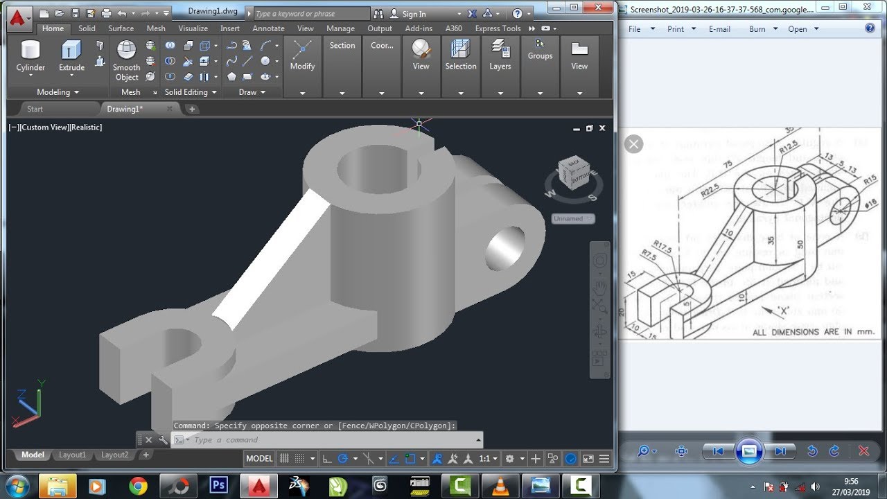 Detail Gambar Autocad Mesin Nomer 3
