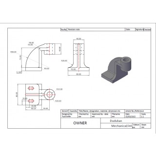 Detail Gambar Autocad Mesin Nomer 18