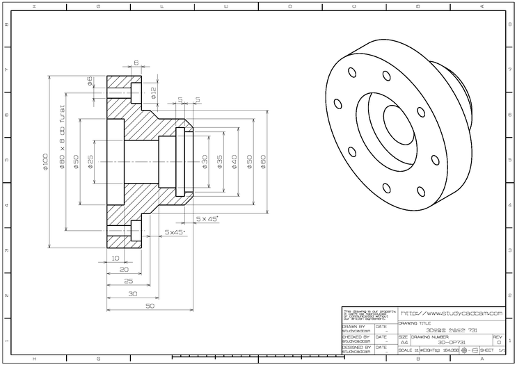 Detail Gambar Autocad Mesin Nomer 24