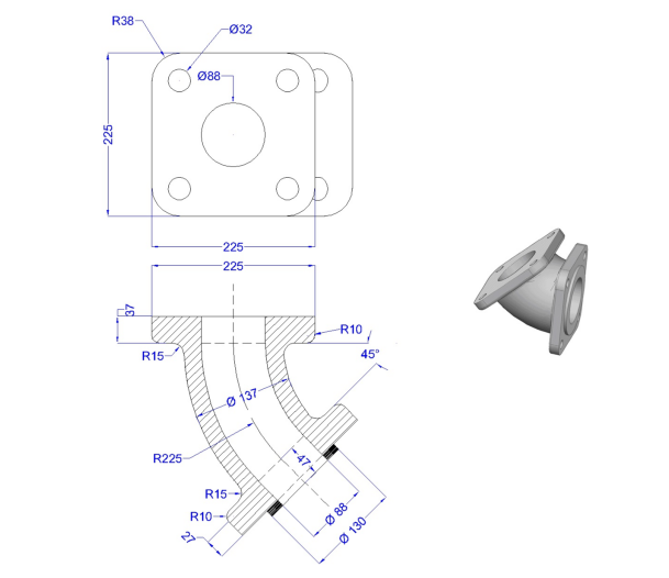 Detail Gambar Autocad Mesin Nomer 27