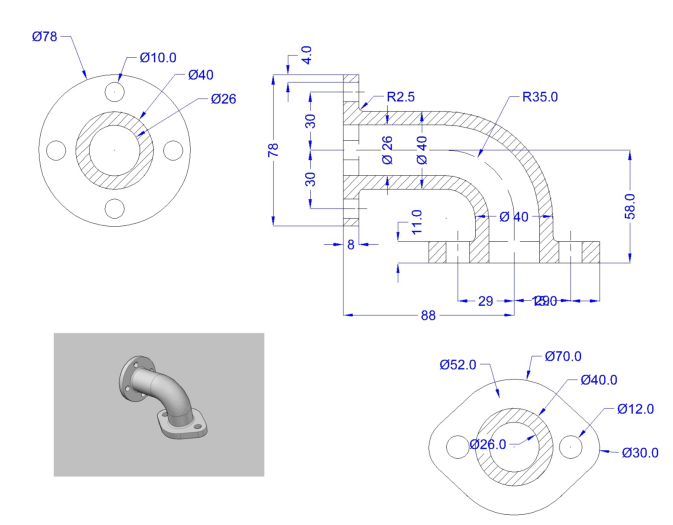 Detail Gambar Autocad Mesin Nomer 32