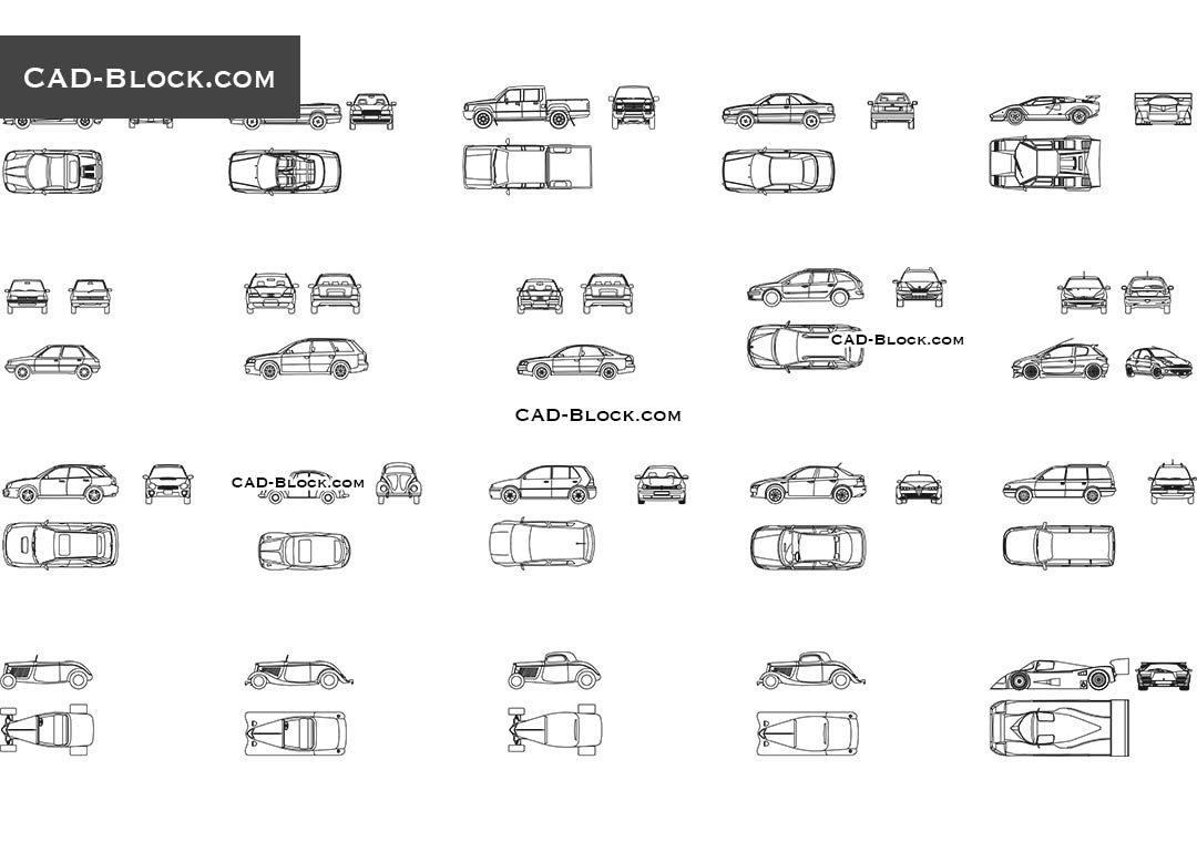 Detail Gambar Autocad Mobil Nomer 32