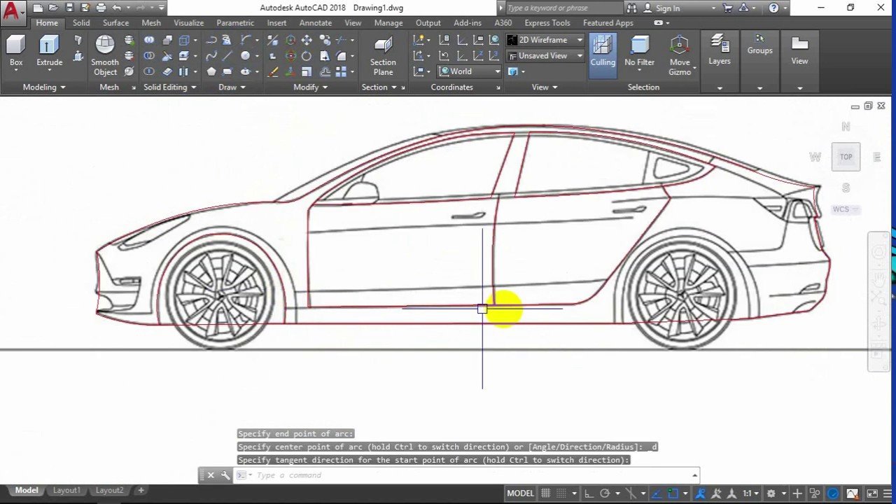 Detail Gambar Autocad Mobil Nomer 10