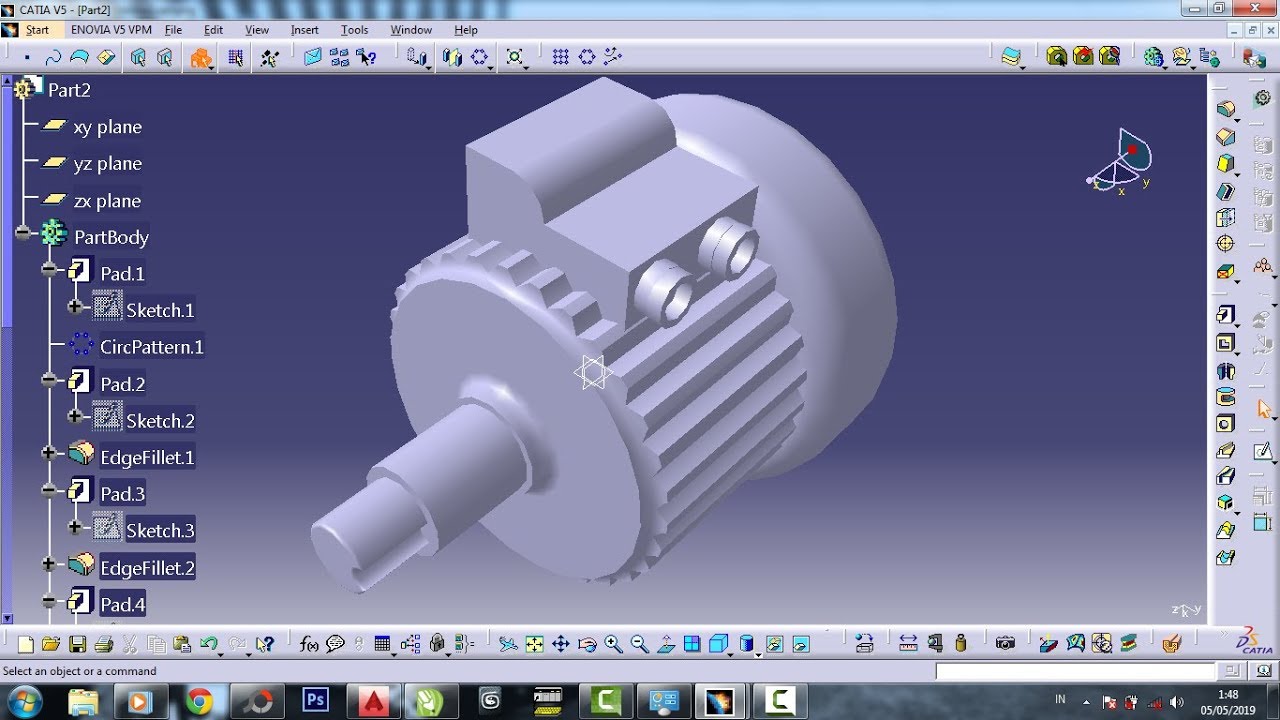 Detail Gambar Autocad Motor Listrik Nomer 6