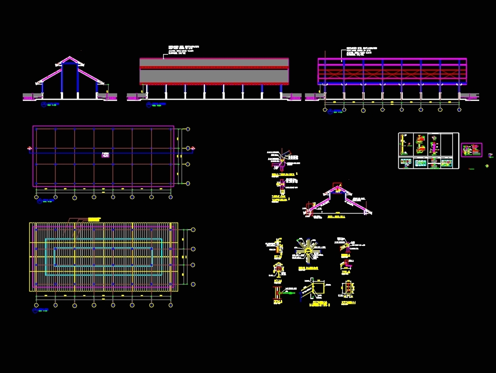 Detail Gambar Autocad Pabrik Nomer 5