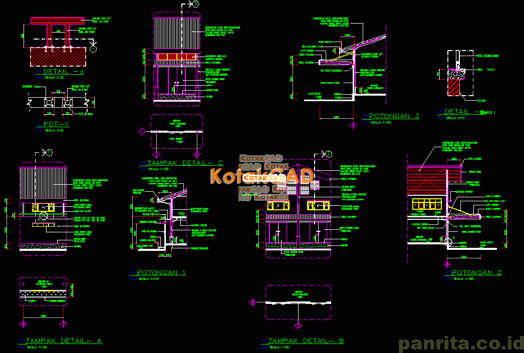 Detail Gambar Autocad Pabrik Nomer 6