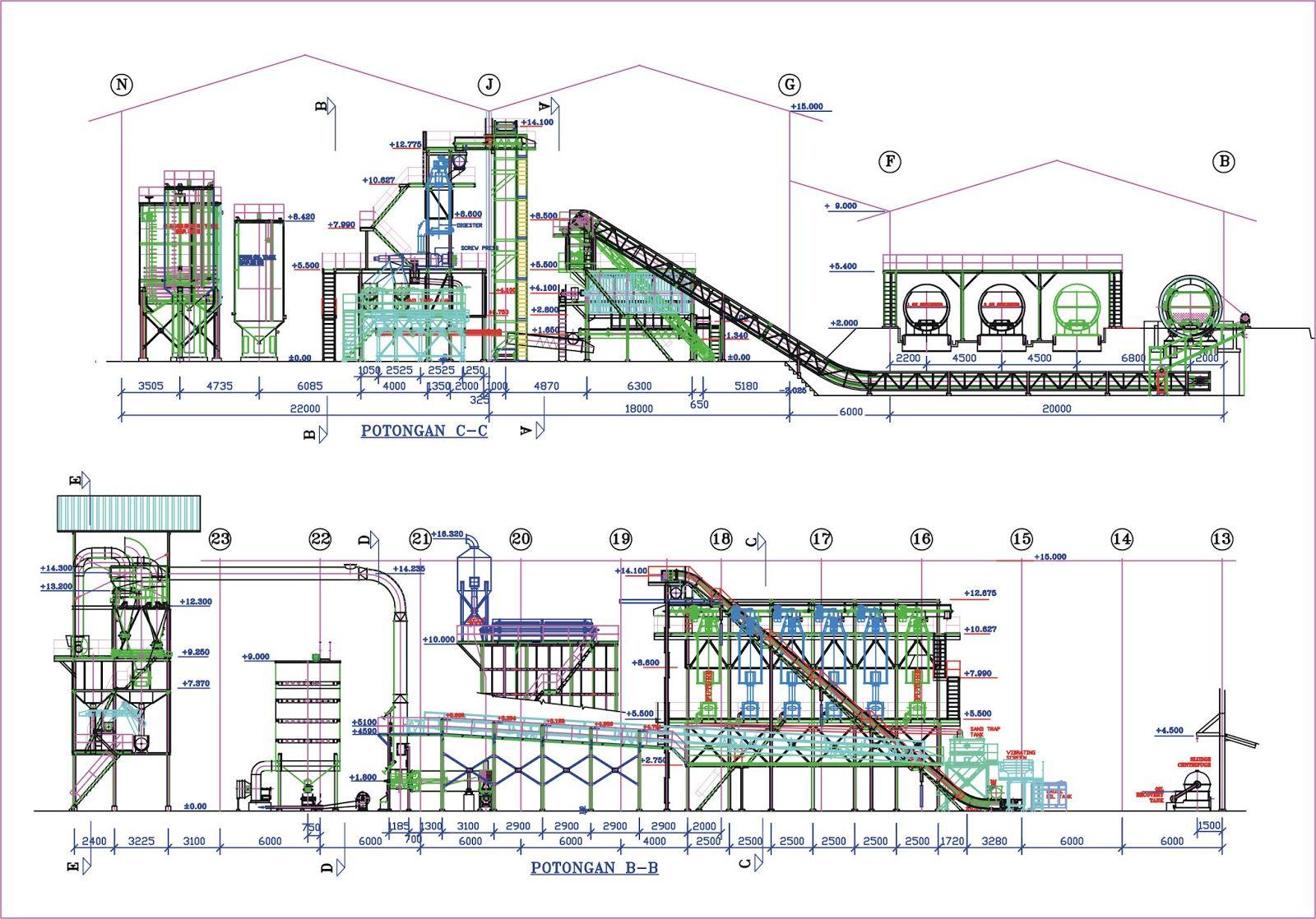 Detail Gambar Autocad Pabrik Nomer 9