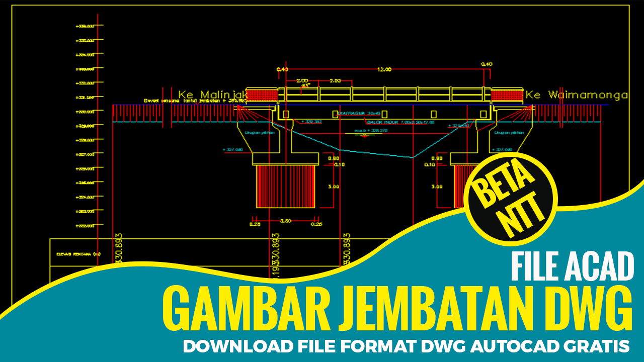 Detail Gambar Autocad Pipa Sni Potongan Nomer 19