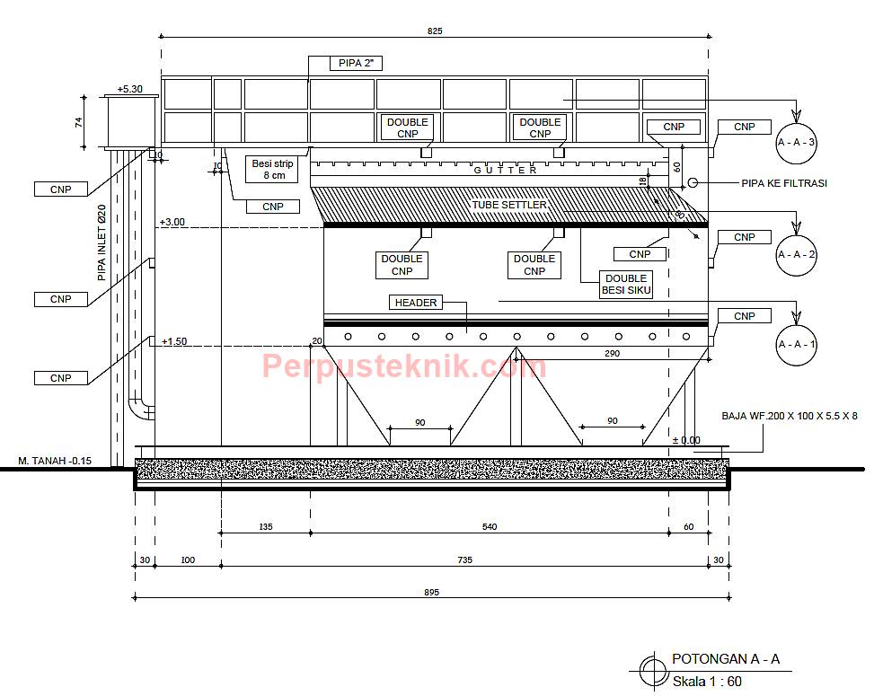 Detail Gambar Autocad Pipa Sni Potongan Nomer 31