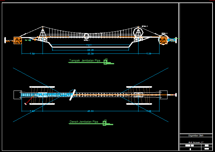 Detail Gambar Autocad Pipa Sni Potongan Nomer 7