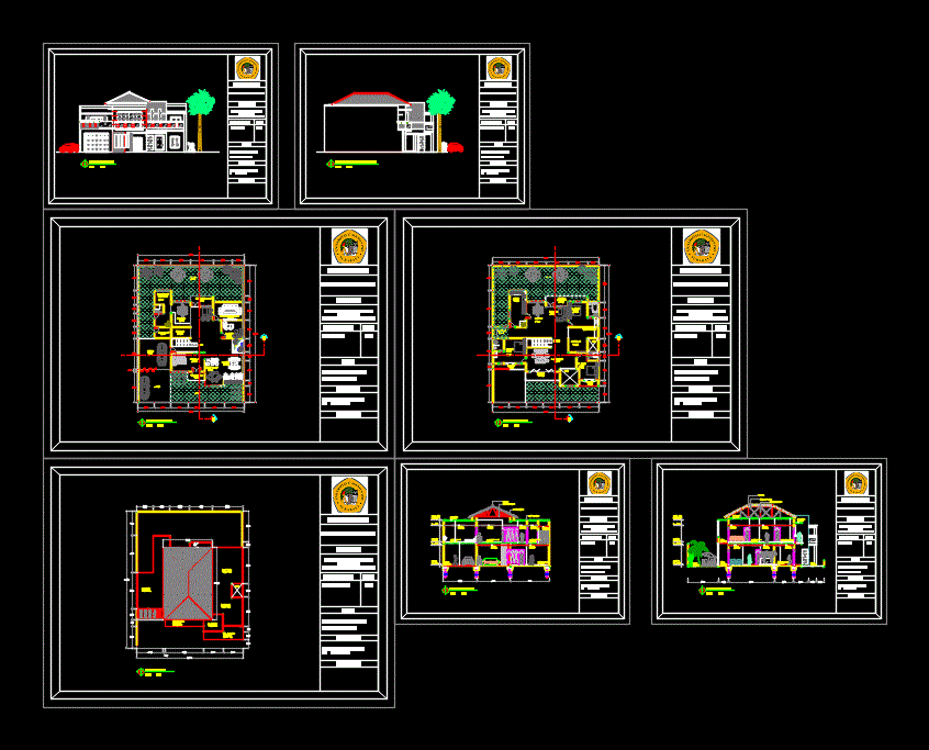 Detail Gambar Autocad Rumah Nomer 11